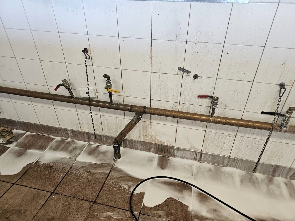 Commercial washroom deep cleaning project in Western Australia